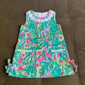 Lilly Pulitzer infant shift dress Guac and Roll 2t